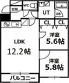 クレストパレス菊水の間取り画像