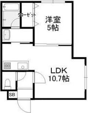 アイリス平岸の間取り画像