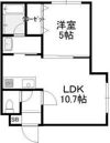 アイリス平岸の間取り画像