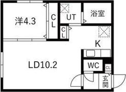 HERO YAMAHANA2の間取り画像