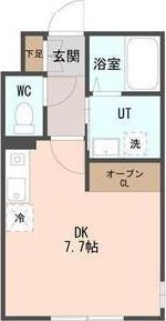 coffret（コフレ）西町北の間取り画像