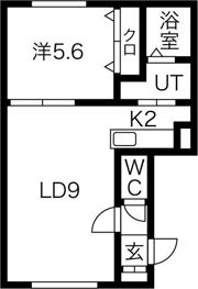 メルシオン発寒南の間取り画像