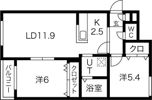 gran feliz N19（グランフェリスN19）の間取り画像