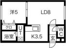フレンズ菊水の間取り画像