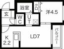ウェリナ南郷16の間取り画像