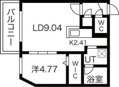 レスツオン厚別IIの間取り画像