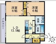 プレシェルト山の手通の間取り画像