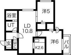 コローレ琴似の間取り画像