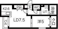 コローレ発寒南の間取り画像