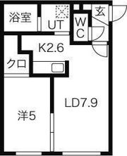 G・AMENITIES南4条の間取り画像
