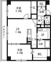 アルファスクエア中島公園の間取り画像