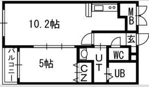 クラッセ円山 EASTの間取り画像