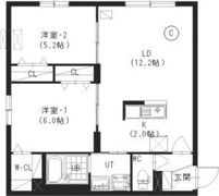 アートレータ本通の間取り画像