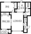 ベルリード平岸の間取り画像