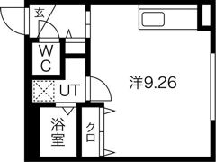 プラチナレジデンス円山公園の間取り画像