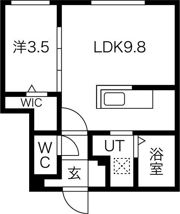 SERAM北9条（セラムキタ9ジョウ）の間取り画像