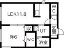 バーニーズ クレールの間取り画像