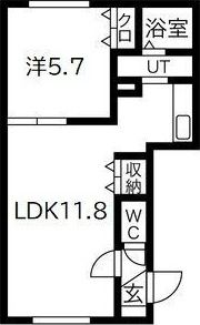 ラ・アムール栄通の間取り画像