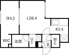 Activat元町（アクティベイト） 仮） 北25条東16丁の間取り画像