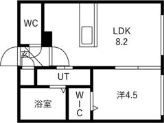Alivis菊水の間取り画像