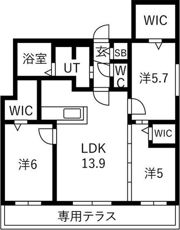 Alivis宮の森の間取り画像