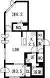 Blanc Jemis N25の間取り画像