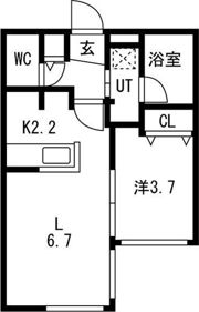 COLORE N17W5（コローレ）の間取り画像