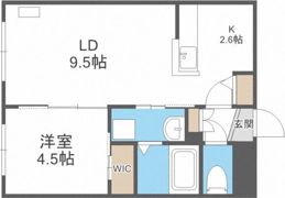 Gran Luz発寒（グランルース発寒）の間取り画像