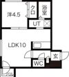 ルーク南4条の間取り画像