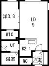 ラムーン発寒の間取り画像
