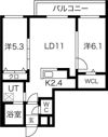 ブランシャールALAIN西町の間取り画像