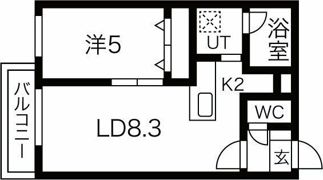 ユラ美園の間取り画像