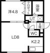 リエール発寒南の間取り画像