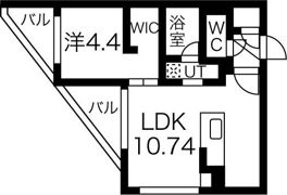 グランエスポワールマルヤマ（GRAND ESPOIR MARの間取り画像