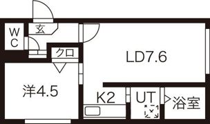メイス学園前の間取り画像