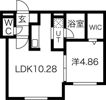 シエル麻生の間取り画像
