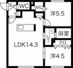 CreaMaison東札幌SWの間取り画像