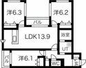 BRAMA南11条の間取り画像
