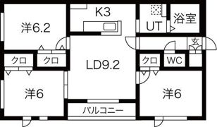 L・A大通の間取り画像