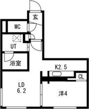 COLORE N17W5（コローレ）の間取り画像