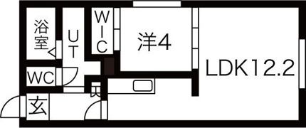 PARK LIFE中島公園の間取り画像