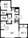 アルファグランデ麻生の間取り画像