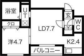 ヴィヴァルディL・Aの間取り画像
