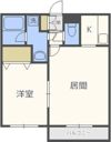 エステラ美園B館の間取り画像