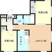サンライン南12条の間取り画像