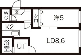 ペーニャ新札幌の間取り画像