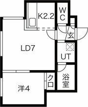 Activat南郷13丁目スクエア（アクティベイト）の間取り画像