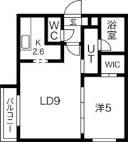 アルファ中島公園の間取り画像