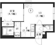 シティレジデンス中の島の間取り画像