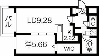 effect北15条の間取り画像
